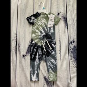 Sovereign Code Tie Die Romper in Green